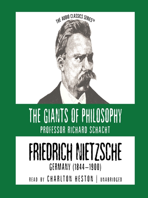 Title details for Friedrich Nietzsche by Richard Schacht - Wait list